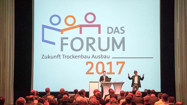 Das Forum Zukunft Trockenbau Ausbau 2017