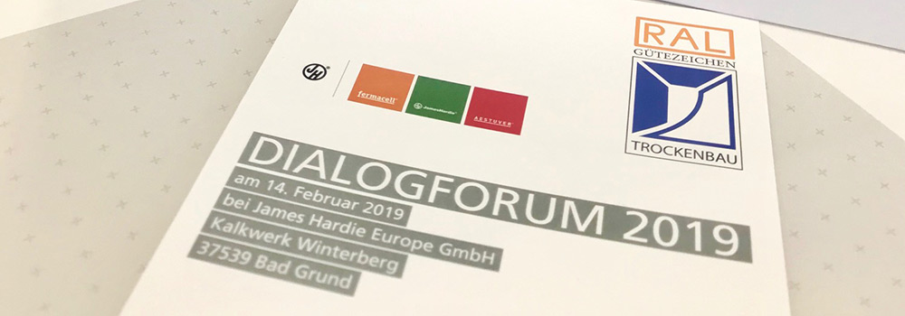 Dialogforum 2019 der RAL-Gütegemeinschaft Trockenbau e.V. in Bad Grund