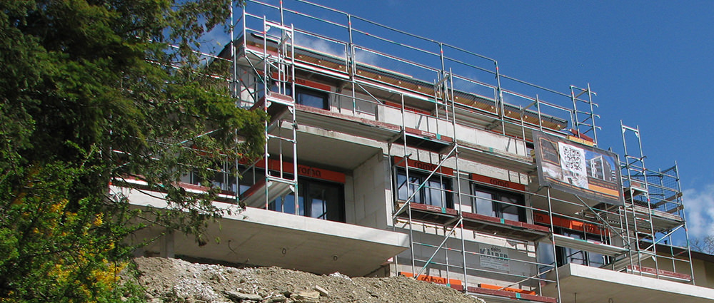 Slider Neubau Mehrfamilienhaus in Königsbach-Stein, Steiner Straße